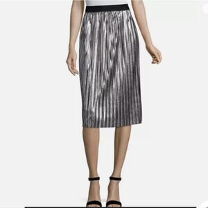 Project Runway Sivery Knife Pleated Skirt